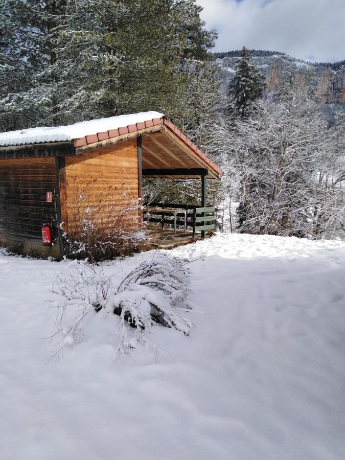 Chalet Du Camping La Porte St Martin Saint-Martin-en-Vercors Экстерьер фото